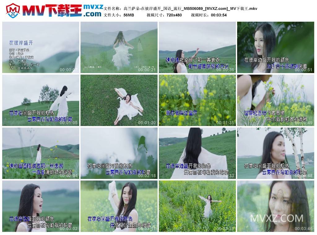 高兰萨朵-在彼岸盛开_国语_流行_MB506089